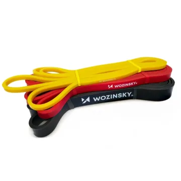 Wozinsky WGO-3 latex resistance bands - 3 pcs. Wozinsky WGO-3 latex resistance bands - 3 pcs.