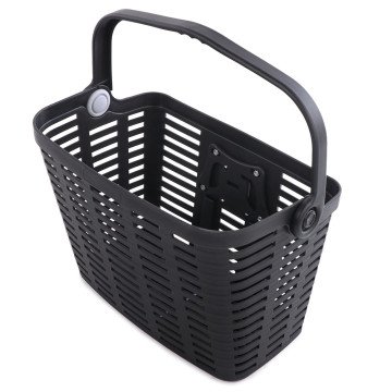 Wozinsky WKR-PK plastic handlebar bicycle basket - black Wozinsky WKR-PK plastic handlebar bicycle basket - black