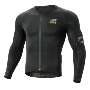 Rockbros YDCX008 Diamond Long Sleeve Cycling Jersey Size XS - Black