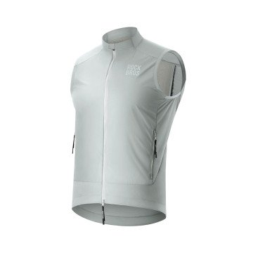 Rockbros YDMJ003 Spring/Autumn Windproof Vest Size M - White/Gray