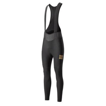 Rockbros YDCK012-1 Long Fleece Bib Tights with Pad Size XXL - Black