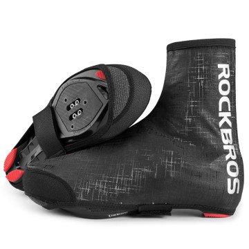 Rockbros LF1081 Windproof Waterproof Shoe Covers 42-46 cm - Black Rockbros LF1081 Windproof Waterproof Shoe Covers 42-46 cm - Black