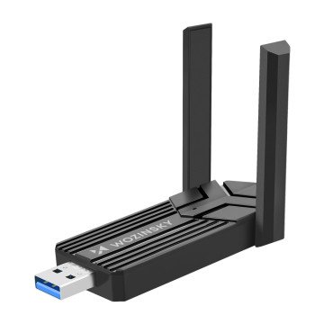 Wozinsky WAX-1800 Dual-Band Wireless USB 3.0 WiFi 6 Adapter - Black Wozinsky WAX-1800 Dual-Band Wireless USB 3.0 WiFi 6 Adapter - Black