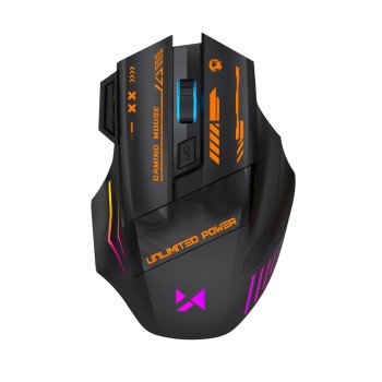Wozinsky WMGB-1179 Wireless Optical Gaming Mouse with Built-in Rechargeable Battery 3200 DPI with Backlight - Black