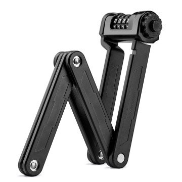 Rockbros LFCXR0085 Folding Bike Lock with Combination - Black Rockbros LFCXR0085 Folding Bike Lock with Combination - Black