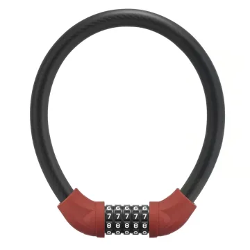 Rockbros RKS570-RD ​​bike lock – steel cable, code