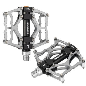 Rockbros JT201012LS 2010-12L Aluminum Platform Bicycle Pedals - Silver Rockbros JT201012LS 2010-12L Aluminum Platform Bicycle Pedals - Silver