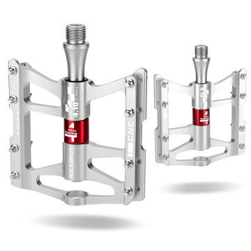 Rockbros JT410 4.10 4 Bearing Bicycle Pedals - Silver Rockbros JT410 4.10 4 Bearing Bicycle Pedals - Silver