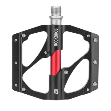 Rockbros 2020-12BBK Platform Aluminum Bicycle Pedals - Black