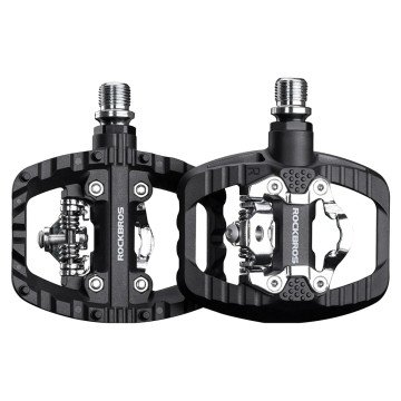 Rockbros PD303 Half-Lock Platform Bicycle Pedals - Black Rockbros PD303 Half-Lock Platform Bicycle Pedals - Black