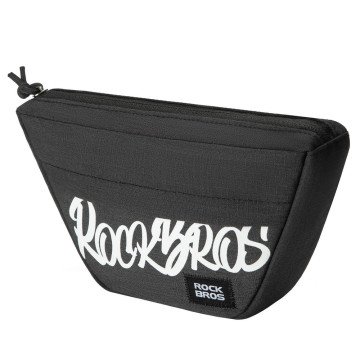 Rockbros G011 Flash Journey trapezoidal handlebar bike bag 0.7 l - black Rockbros G011 Flash Journey trapezoidal handlebar bike bag 0.7 l - black