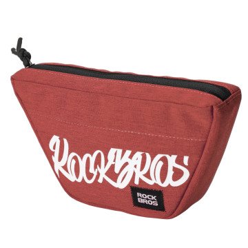 Rockbros G011 Flash Journey trapezoidal handlebar bike bag 0.7 l - red Rockbros G011 Flash Journey trapezoidal handlebar bike bag 0.7 l - red