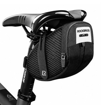 Rockbros B74 Bicycle Saddle Bag 0.75L - Black
