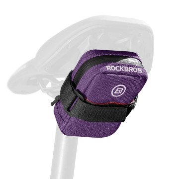 Rockbros F006 Bicycle Saddle Bag 0.35 l - Purple Rockbros F006 Bicycle Saddle Bag 0.35 l - Purple