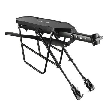 Rockbros RBHJ-1 Black Diamond Bike Rack with Mudguard and Quick Mount for 26-29" Mountain Bikes - Black Rockbros RBHJ-1 Black Diamond Bike Rack with Mudguard and Quick Mount for 26-29" Mountain Bikes - Black