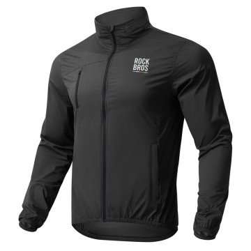 Rockbros TLWT002 ROAD TO SKY M Bicycle Windbreaker - Black