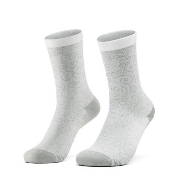 Rockbros 490025001 ROAD TO SKY Cycling Socks 43-46 cm - White