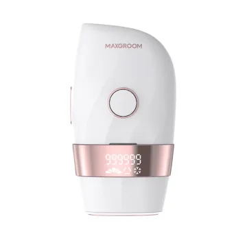 MAXGROOM JD-TM003 IPL epilator for hair removal - white and pink MAXGROOM JD-TM003 IPL epilator for hair removal - white and pink