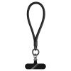 7mm Wrist Strap with Swivel Buckle and Mounting Plate - Black