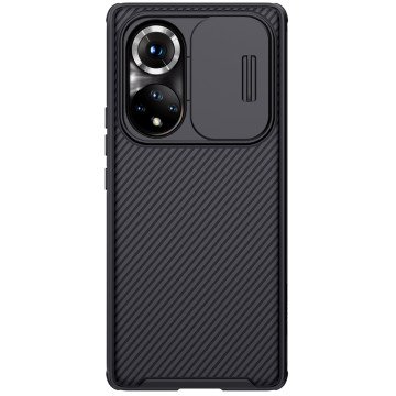 Nillkin CamShield Pro Case Armored Case Cover Camera Protector for Honor 50 Pro Black - OUTLET