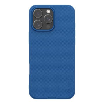 Nillkin Super Frosted Shield Pro case for iPhone 16 Pro - blue Nillkin Super Frosted Shield Pro case for iPhone 16 Pro - blue