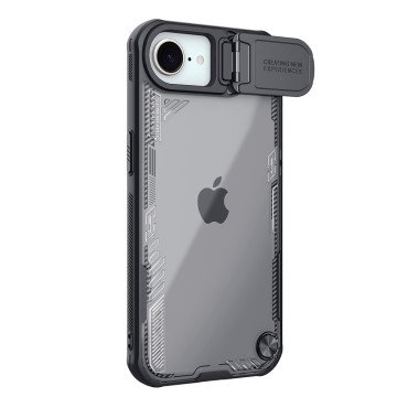 Nillkin Iceblade Prop Case with Lens Cover and Stand for iPhone 16e / 17e - Black