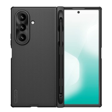 Nillkin Super Frosted Shield Fold Magnetic Case for Samsung Galaxy Z Fold 7, MagSafe Compatible, with S Pen Space - Black Nillkin Super Frosted Shield Fold Magnetic Case for Samsung Galaxy Z Fold 7, MagSafe Compatible, with S Pen Space - Black