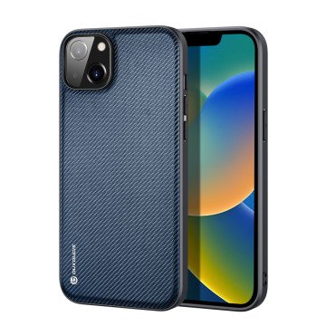 Dux Ducis Fino case cover iPhone 14 Plus blue nylon Dux Ducis Fino case cover iPhone 14 Plus blue nylon