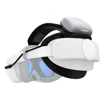 BoboVR P4U Head Strap with Battery for PICO 4 Ultra and Ultra Enterprise - White and Black BoboVR P4U Head Strap with Battery for PICO 4 Ultra and Ultra Enterprise - White and Black