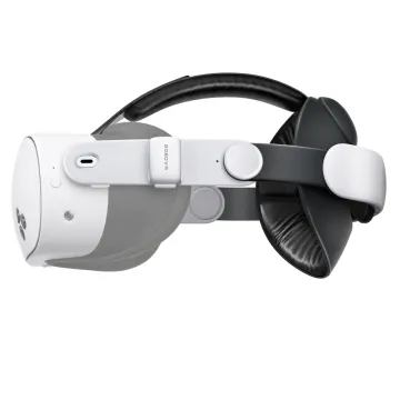 BoboVR E3 Head Strap for Meta Quest 3 and 3S - White and Black BoboVR E3 Head Strap for Meta Quest 3 and 3S - White and Black