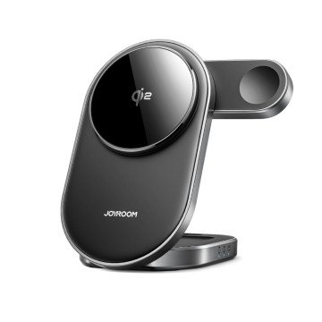Joyroom JR-W17 Qi 3-in-1 Wireless Inductive Charger - Black Joyroom JR-W17 Qi 3-in-1 Wireless Inductive Charger - Black