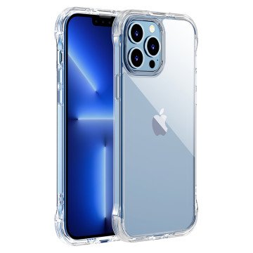 Joyroom Defender Series Case for iPhone 13 Pro Armored Case with Hooks and Stand Transparent (JR-BP955) Joyroom Defender Series Case for iPhone 13 Pro Armored Case with Hooks and Stand Transparent (JR-BP955)