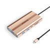Orico XDR 12in1 USB-C Docking Station USB-A USB-C 2x HDMI 4K 60Hz DisplayPort 4K 60Hz RJ45 Gigabit PD 100W SD and microSD Card Reader - Rose Gold