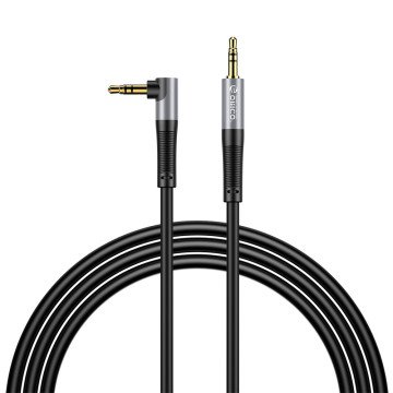 Orico AXW Mini Jack 3.5mm Male to Male Angled Audio Cable 5m - Black Orico AXW Mini Jack 3.5mm Male to Male Angled Audio Cable 5m - Black