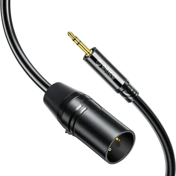 Orico AXKF mini jack 3.5 mm to XLR female audio cable 5 m - black Orico AXKF mini jack 3.5 mm to XLR female audio cable 5 m - black