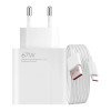 Ładowarka sieciowa Xiaomi BHR9465EU 67W 6.2A USB-A z kablem USB-C - biała