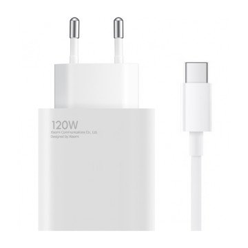 Xiaomi BHR9462EU 120W 6A USB-A Wall Charger with USB-C Cable - White