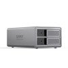 Orico 9828RU3 2 Big DAS Solution ProRAID Disk Array for 2 2.5"/3.5" SATA HDD/SSD Drives with RAID Controller - Gray