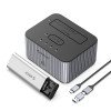 Orico IT28E-C 2-Disk Docking Station with M.2 NVME 2.5"/3.5 HDD/2.5" SSD Clone Function - Gray