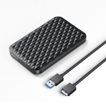 Orico 2520U3-V1 2.5" HDD/SSD USB Micro-B 5Gb/s Disk Drive - Black