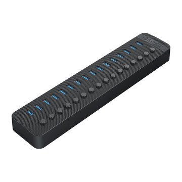 Orico CT2U3-16AB 16x USB-A 3.0 Hub with Switches - Black