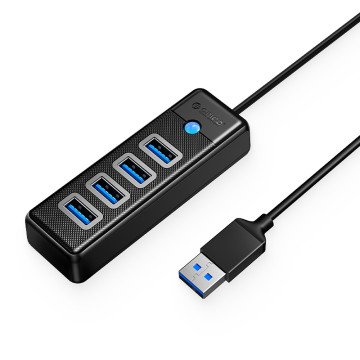 Hub Orico PW4U-U3 USB-A / 4x USB-A 3.0 - black Hub Orico PW4U-U3 USB-A / 4x USB-A 3.0 - black