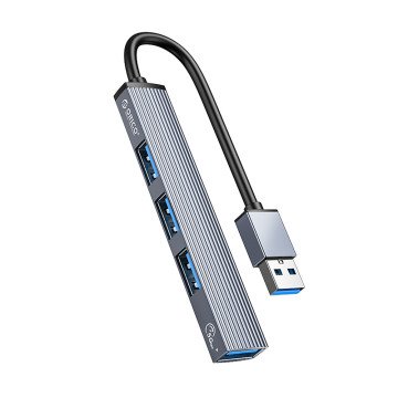 Orico AH-A13 USB-A Hub Docking Station 1x USB-A 3.0 + 3x USB-A 2.0 - Gray Orico AH-A13 USB-A Hub Docking Station 1x USB-A 3.0 + 3x USB-A 2.0 - Gray