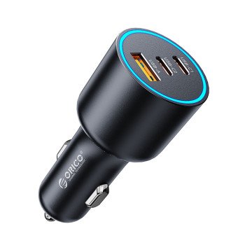 Orico HyperDrive 165W USB-A + 2x USB-C Car Charger - Black Orico HyperDrive 165W USB-A + 2x USB-C Car Charger - Black
