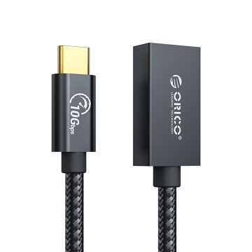Orico CAF31 USB-C - USB-A 3.1 Gen 2 10Gbps 1m OTG adapter - black Orico CAF31 USB-C - USB-A 3.1 Gen 2 10Gbps 1m OTG adapter - black
