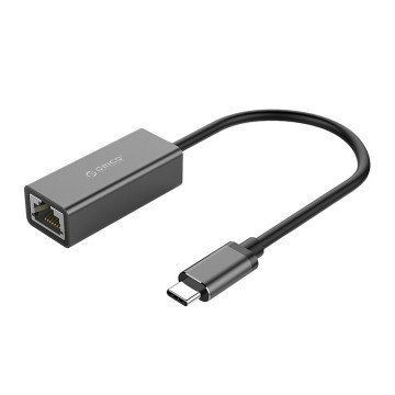 Orico XC-R45-V1 USB-C to RJ45 Gigabit Ethernet 1 Gbps Network Adapter - Black Orico XC-R45-V1 USB-C to RJ45 Gigabit Ethernet 1 Gbps Network Adapter - Black
