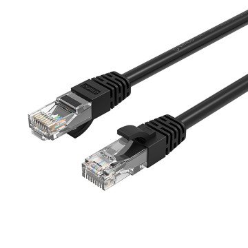 Orico PUG-C6 CAT6 1000Mbps RJ45 Ethernet Network Cable Internet LAN Round 15m - Black