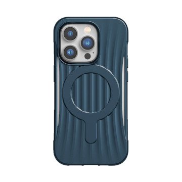 Raptic X-Doria Clutch Built Case iPhone 14 Pro with MagSafe Back Cover Blue