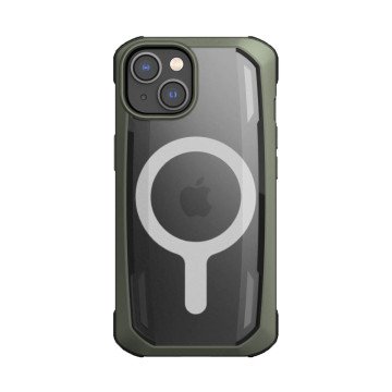 Raptic X-Doria Secure Case iPhone 14 Plus with MagSafe armored case green