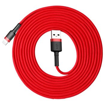 Baseus Cafule USB-A / Lightning 2A QC 3.0 cable 3 m - red - OUTLET